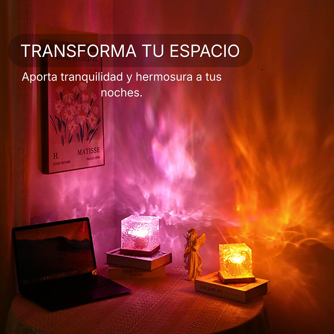 Proyector de auroras boreales y océanos